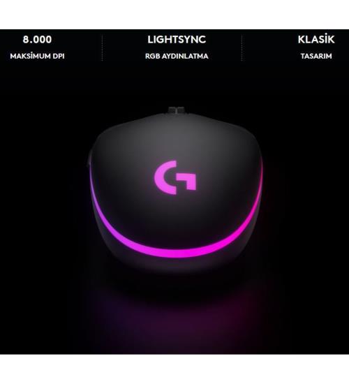 LOGITECH G102 910-005823 G102 LightSync Black 8000DPI 6 Tuş Optik RGB Siyah Kablolu Gaming (Oyuncu) Mouse - Mouse ürünleri tekmarshop.com'da
